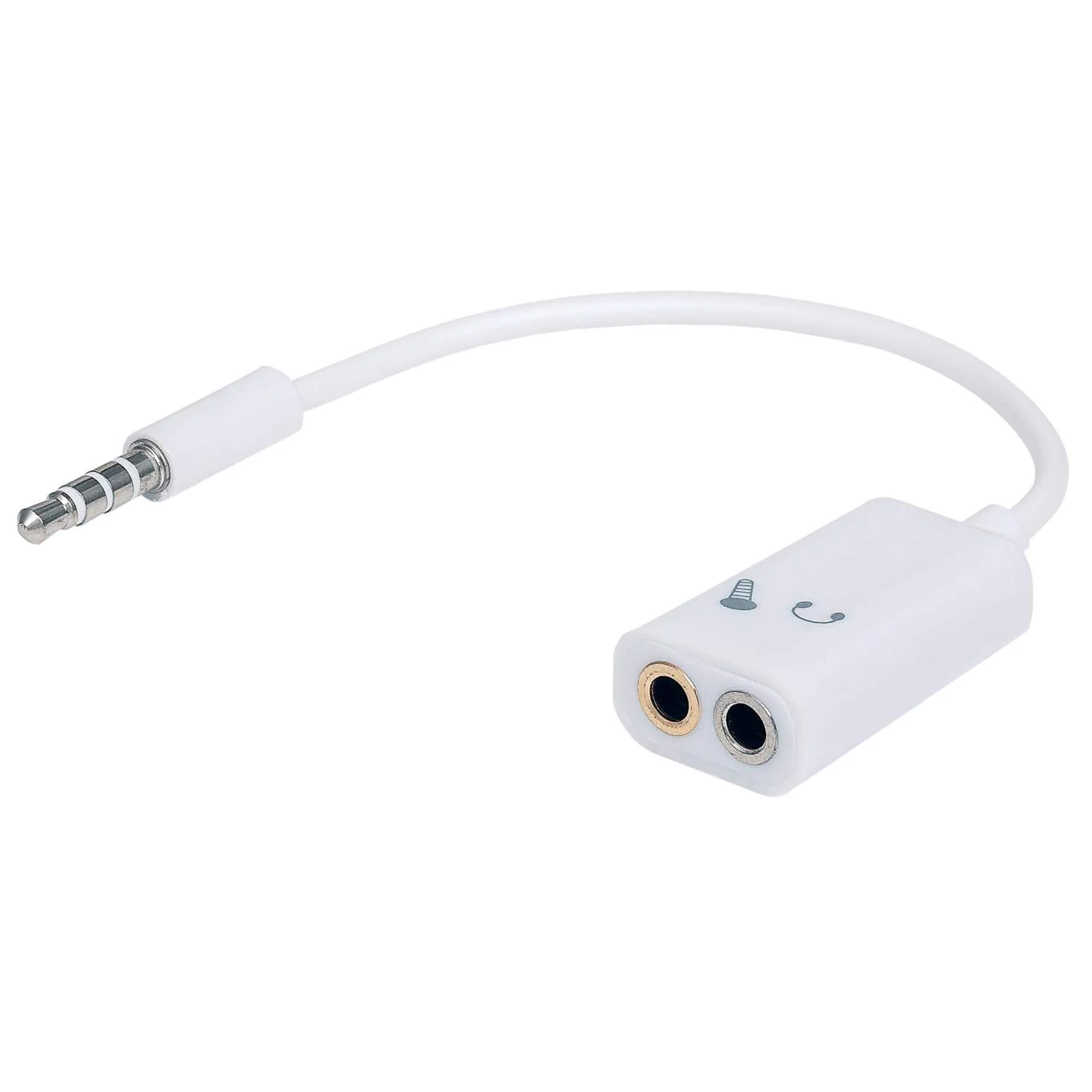 Cable Manhattan Estereo 3.5mm Macho A 2x3.5mm H 354561 - Imagen 2