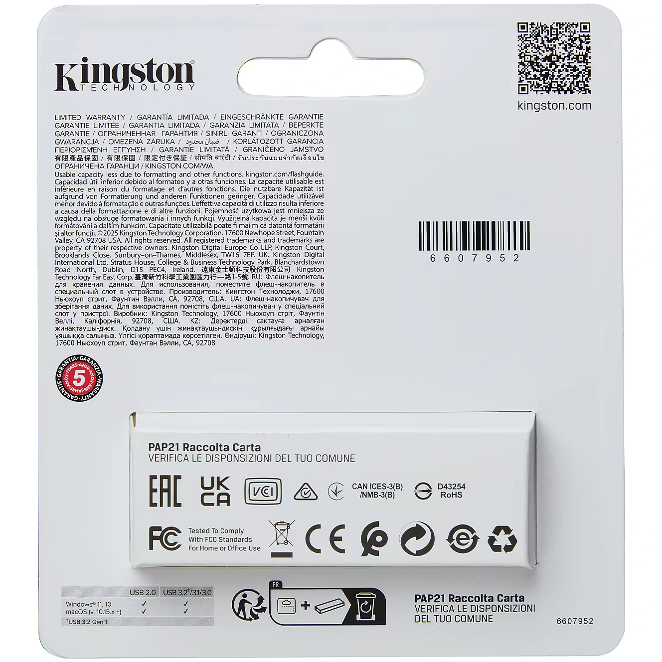 Memoria Usb Kingston Datatraveler Exodia S, 128gb 3.2 Gen 1 Color Negro/Turquesa - Imagen 4